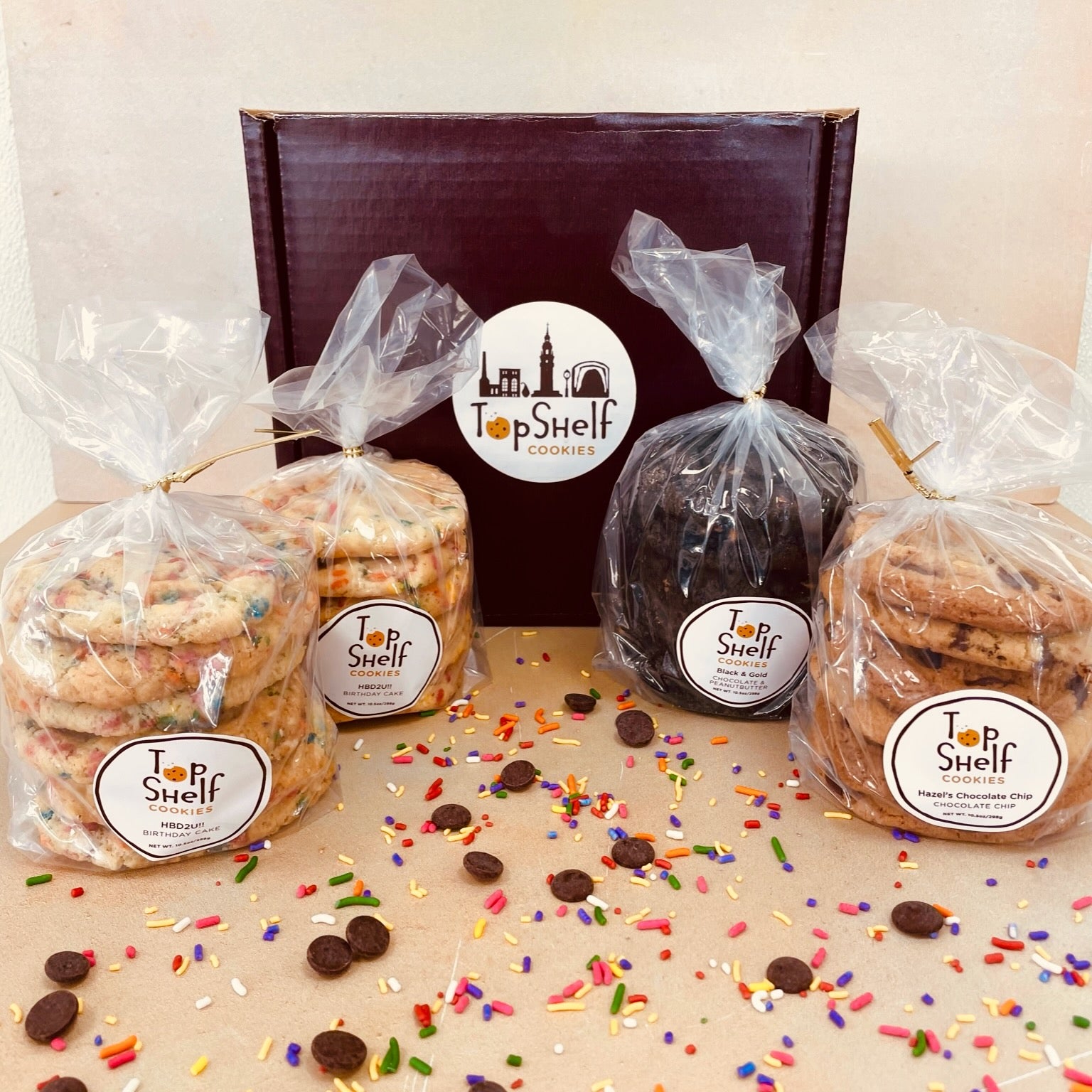 HBD2U!! (Happy Birthday To You!) Box Top Shelf Cookies